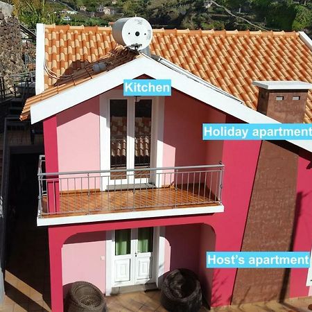 Апартаменты Pink House Понта-ду-Сол Экстерьер фото